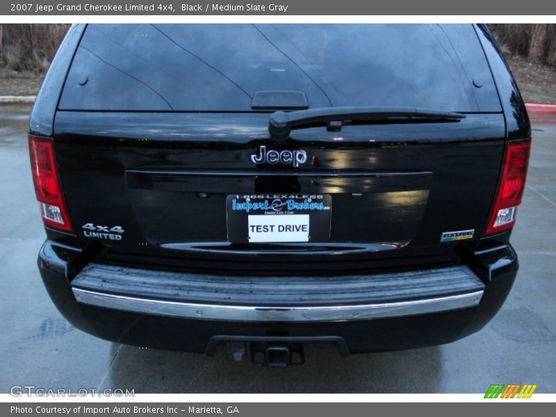 Black / Medium Slate Gray 2007 Jeep Grand Cherokee Limited 4x4