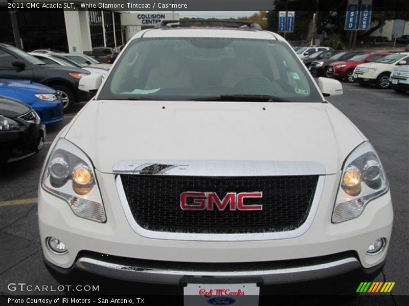 White Diamond Tintcoat / Cashmere 2011 GMC Acadia SLT