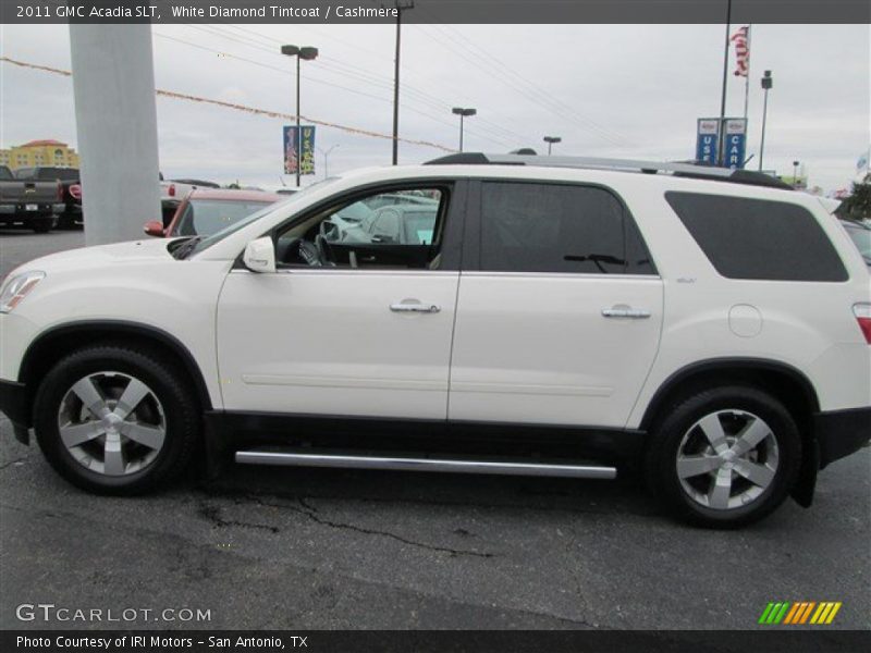White Diamond Tintcoat / Cashmere 2011 GMC Acadia SLT