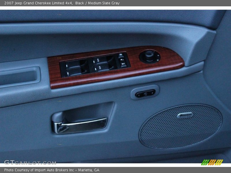 Black / Medium Slate Gray 2007 Jeep Grand Cherokee Limited 4x4