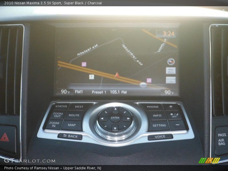 Super Black / Charcoal 2010 Nissan Maxima 3.5 SV Sport