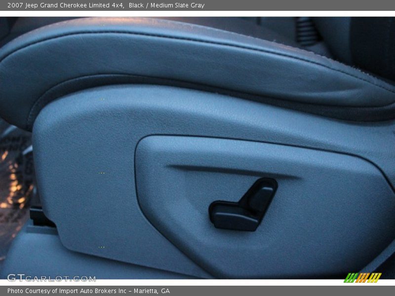 Black / Medium Slate Gray 2007 Jeep Grand Cherokee Limited 4x4
