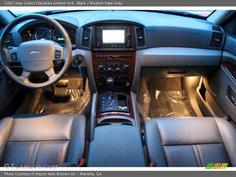 Black / Medium Slate Gray 2007 Jeep Grand Cherokee Limited 4x4