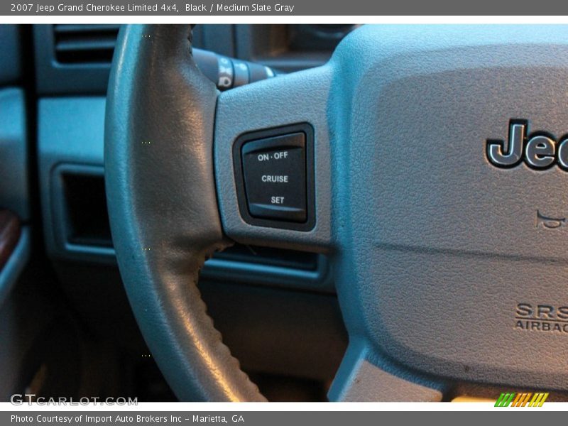 Black / Medium Slate Gray 2007 Jeep Grand Cherokee Limited 4x4