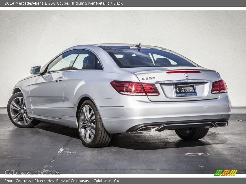 Iridium Silver Metallic / Black 2014 Mercedes-Benz E 350 Coupe