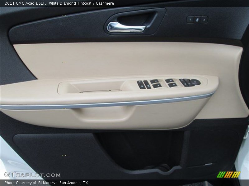White Diamond Tintcoat / Cashmere 2011 GMC Acadia SLT