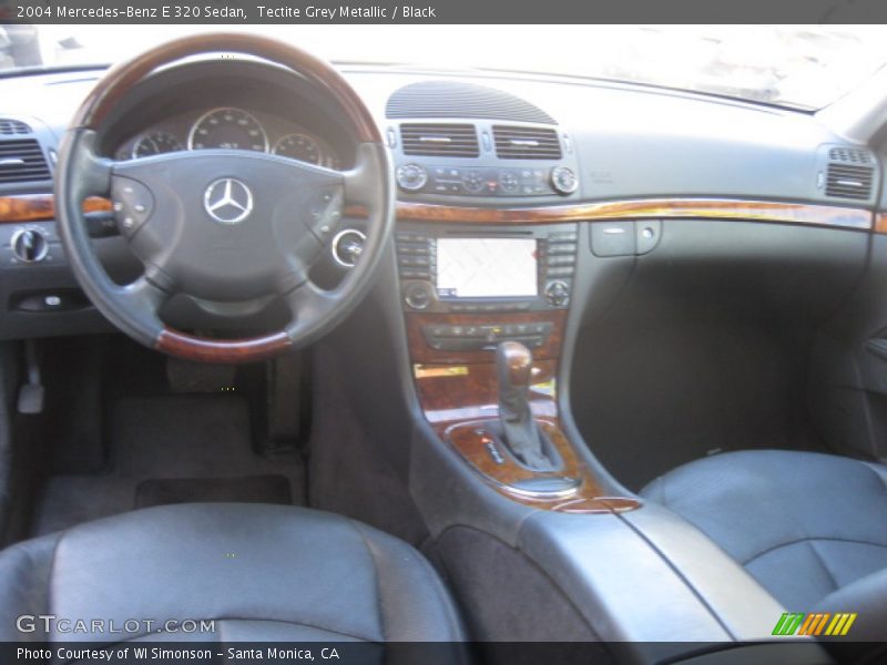 Tectite Grey Metallic / Black 2004 Mercedes-Benz E 320 Sedan