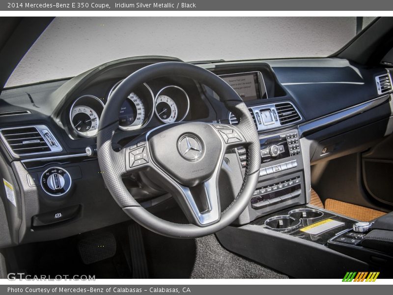 Iridium Silver Metallic / Black 2014 Mercedes-Benz E 350 Coupe