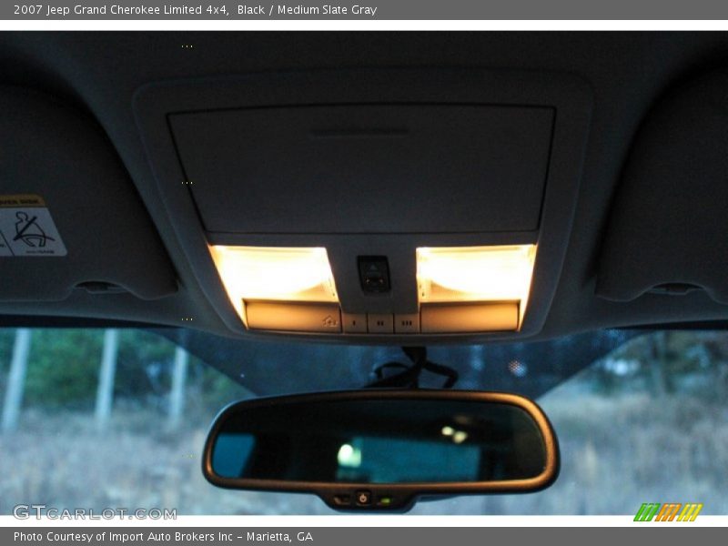 Black / Medium Slate Gray 2007 Jeep Grand Cherokee Limited 4x4