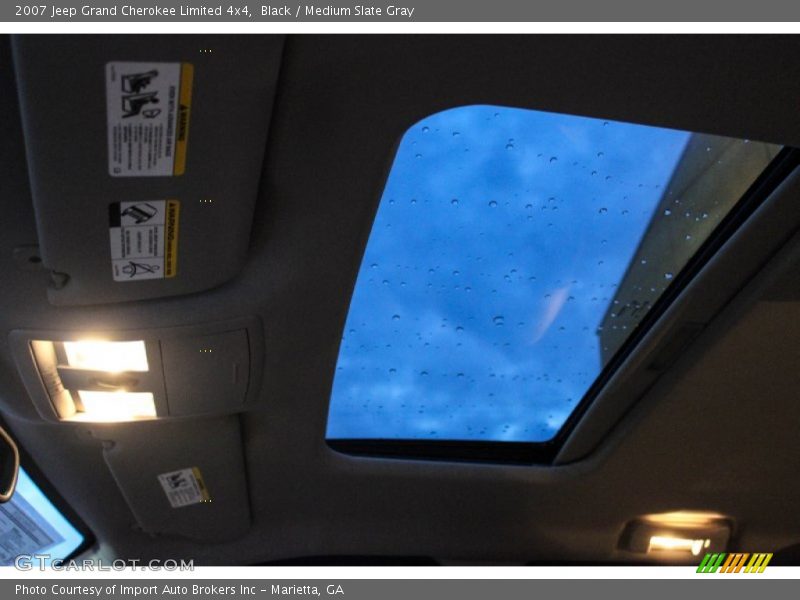 Black / Medium Slate Gray 2007 Jeep Grand Cherokee Limited 4x4