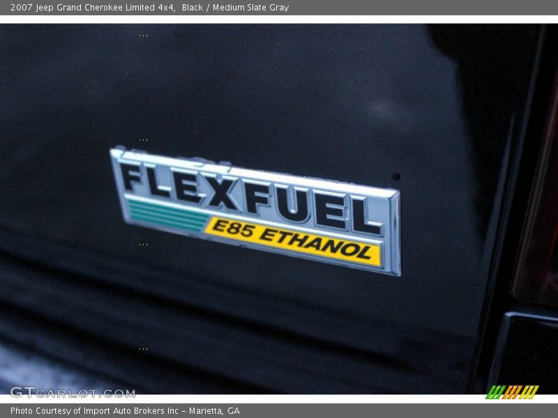 Black / Medium Slate Gray 2007 Jeep Grand Cherokee Limited 4x4