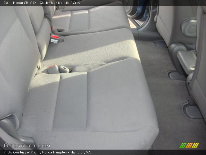 Glacier Blue Metallic / Gray 2011 Honda CR-V LX