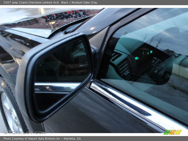 Black / Medium Slate Gray 2007 Jeep Grand Cherokee Limited 4x4