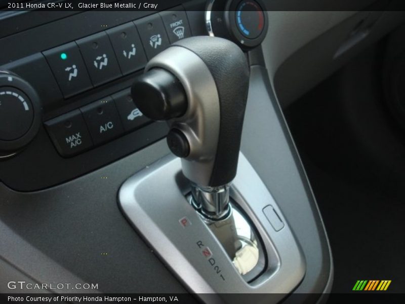 Glacier Blue Metallic / Gray 2011 Honda CR-V LX