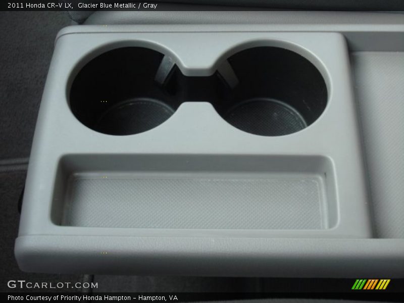 Glacier Blue Metallic / Gray 2011 Honda CR-V LX