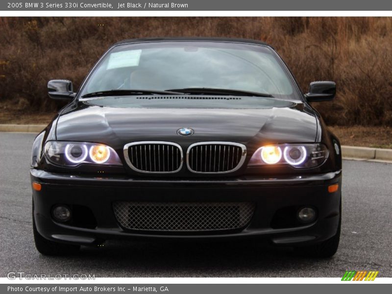 Jet Black / Natural Brown 2005 BMW 3 Series 330i Convertible