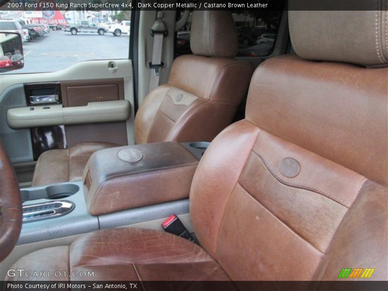 Dark Copper Metallic / Castano Brown Leather 2007 Ford F150 King Ranch SuperCrew 4x4