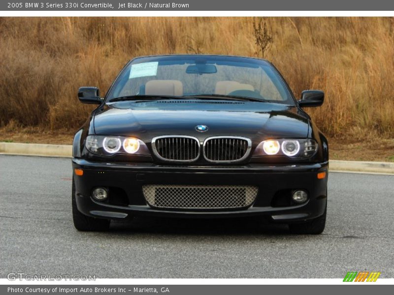 Jet Black / Natural Brown 2005 BMW 3 Series 330i Convertible