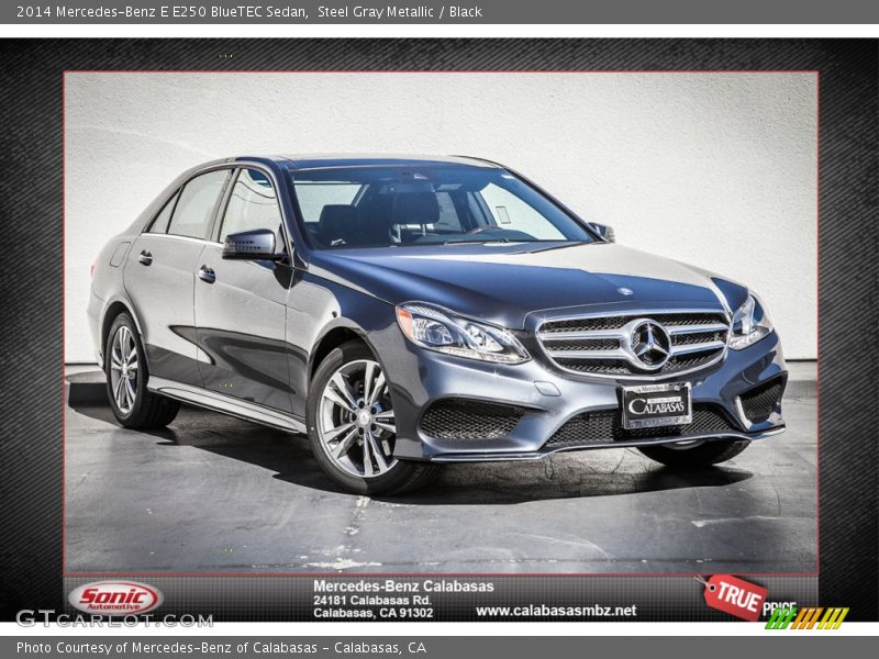 Steel Gray Metallic / Black 2014 Mercedes-Benz E E250 BlueTEC Sedan