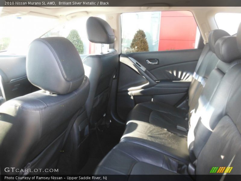 Brilliant Silver Metallic / Black 2010 Nissan Murano SL AWD