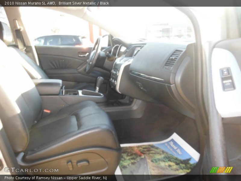 Brilliant Silver Metallic / Black 2010 Nissan Murano SL AWD