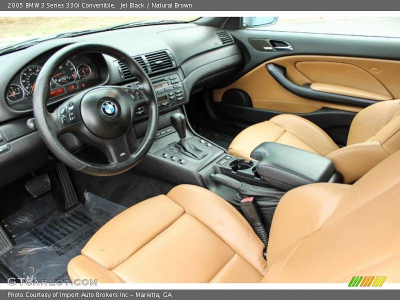  2005 3 Series 330i Convertible Natural Brown Interior