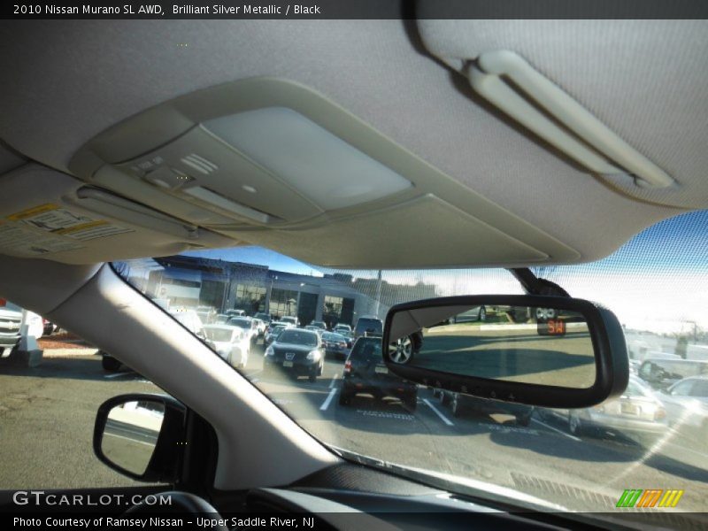 Brilliant Silver Metallic / Black 2010 Nissan Murano SL AWD