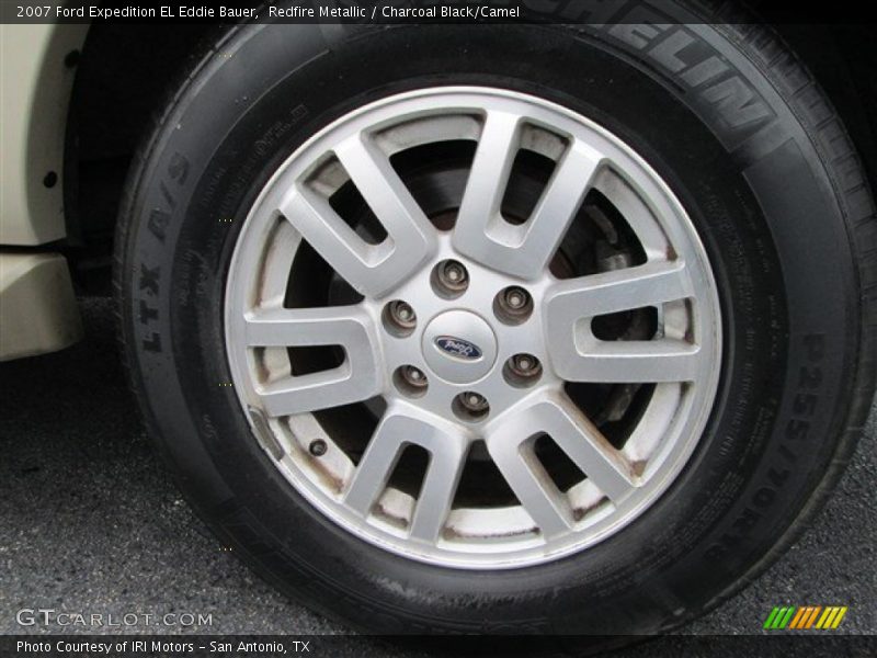 Redfire Metallic / Charcoal Black/Camel 2007 Ford Expedition EL Eddie Bauer