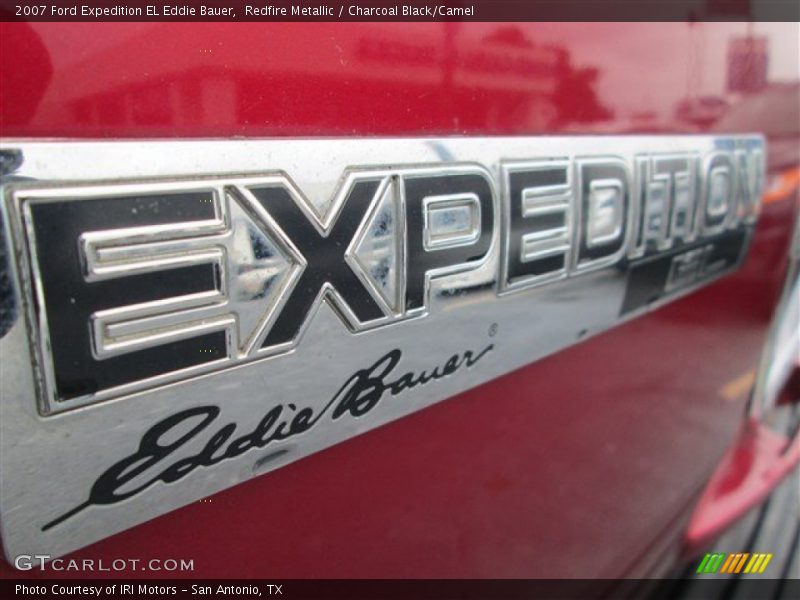 Redfire Metallic / Charcoal Black/Camel 2007 Ford Expedition EL Eddie Bauer
