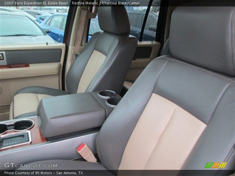 Redfire Metallic / Charcoal Black/Camel 2007 Ford Expedition EL Eddie Bauer