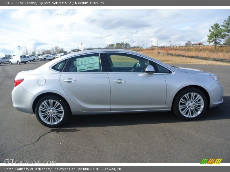 Quicksilver Metallic / Medium Titanium 2014 Buick Verano