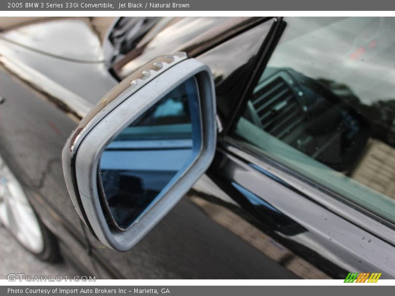 Jet Black / Natural Brown 2005 BMW 3 Series 330i Convertible