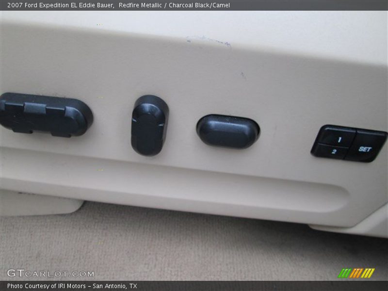Redfire Metallic / Charcoal Black/Camel 2007 Ford Expedition EL Eddie Bauer