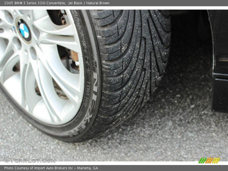 Jet Black / Natural Brown 2005 BMW 3 Series 330i Convertible