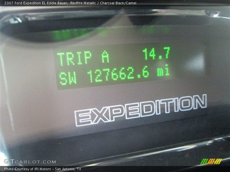 Redfire Metallic / Charcoal Black/Camel 2007 Ford Expedition EL Eddie Bauer