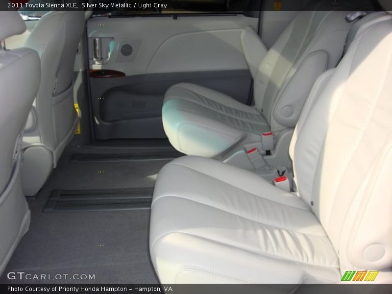 Silver Sky Metallic / Light Gray 2011 Toyota Sienna XLE