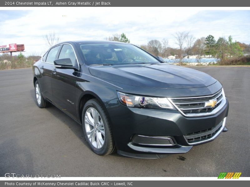 Ashen Gray Metallic / Jet Black 2014 Chevrolet Impala LT