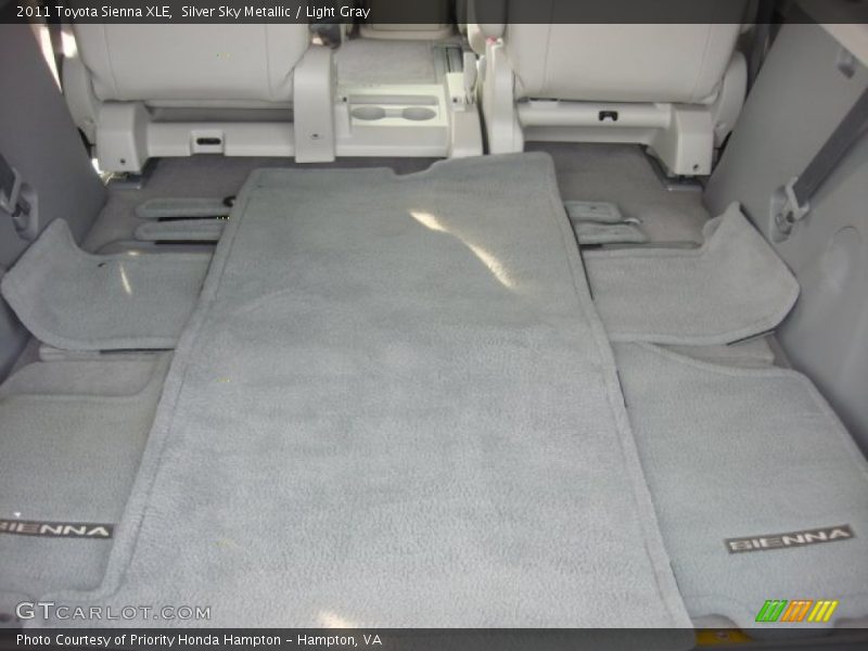 Silver Sky Metallic / Light Gray 2011 Toyota Sienna XLE