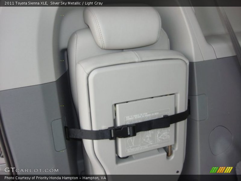 Silver Sky Metallic / Light Gray 2011 Toyota Sienna XLE