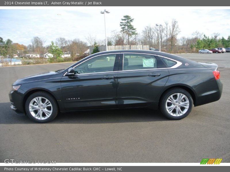 Ashen Gray Metallic / Jet Black 2014 Chevrolet Impala LT