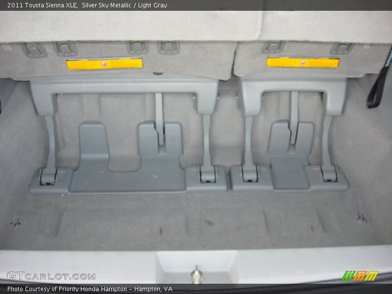 Silver Sky Metallic / Light Gray 2011 Toyota Sienna XLE