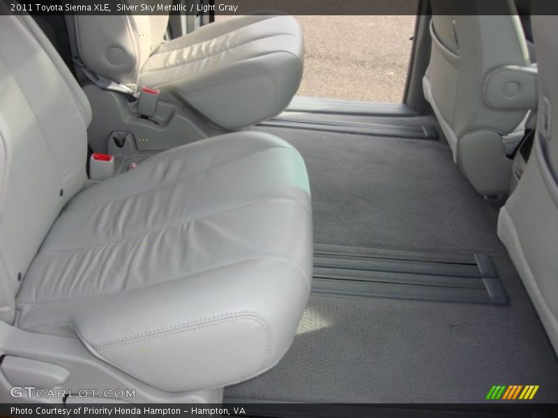 Silver Sky Metallic / Light Gray 2011 Toyota Sienna XLE