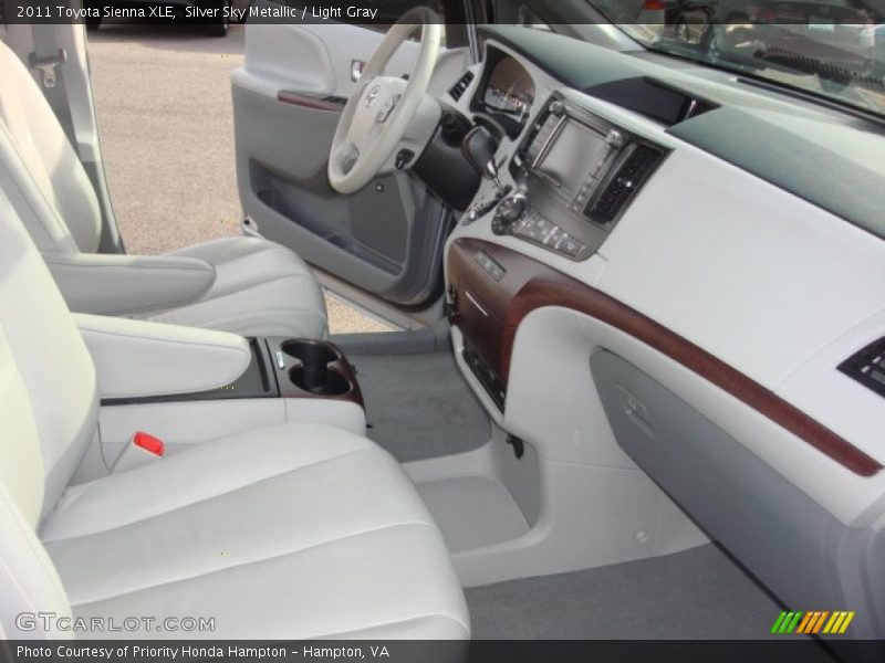 Silver Sky Metallic / Light Gray 2011 Toyota Sienna XLE