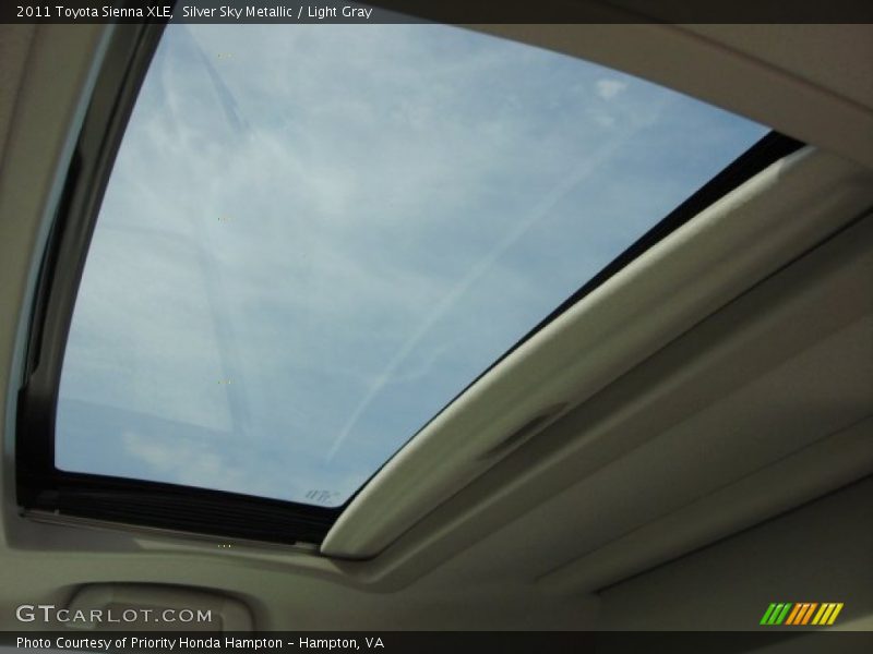Silver Sky Metallic / Light Gray 2011 Toyota Sienna XLE
