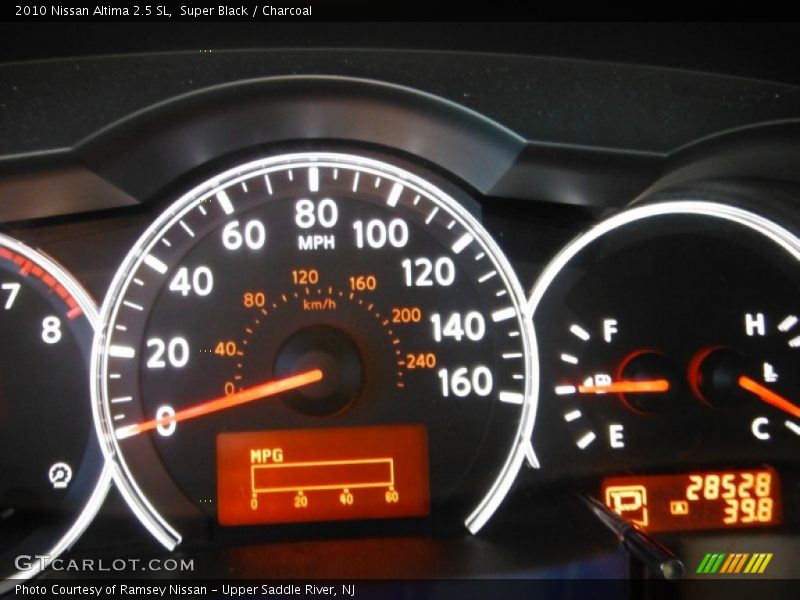 Super Black / Charcoal 2010 Nissan Altima 2.5 SL
