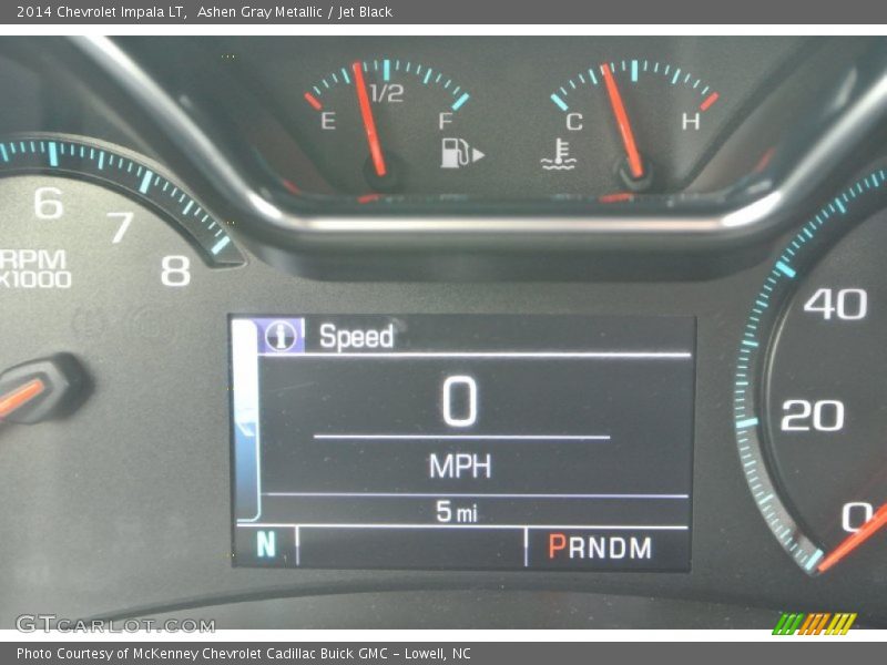 Ashen Gray Metallic / Jet Black 2014 Chevrolet Impala LT