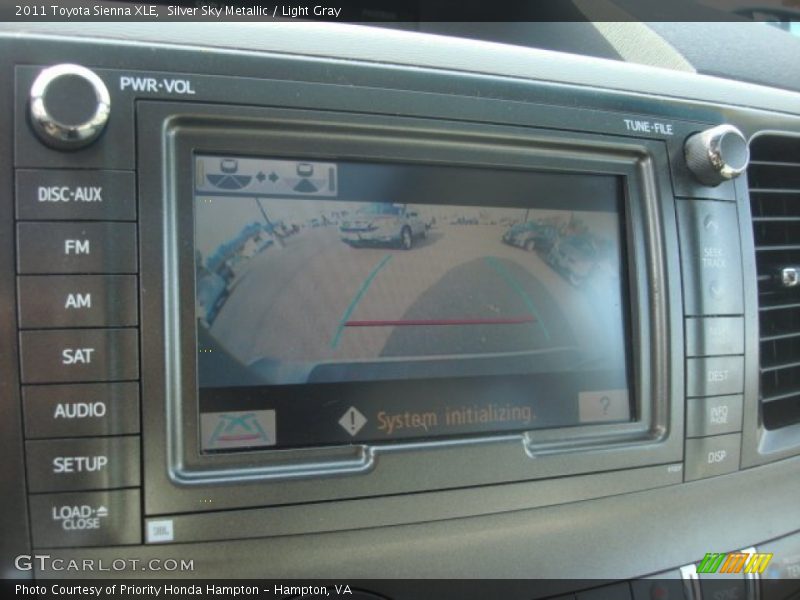 Silver Sky Metallic / Light Gray 2011 Toyota Sienna XLE