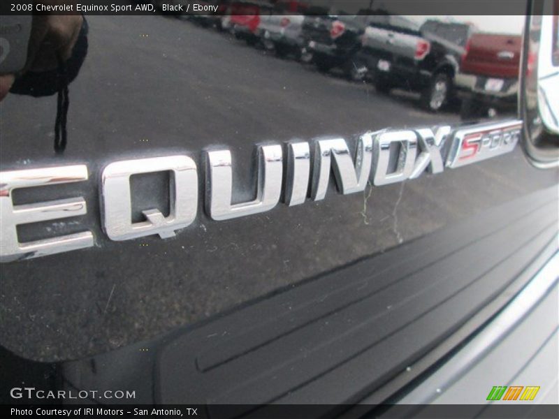 Black / Ebony 2008 Chevrolet Equinox Sport AWD