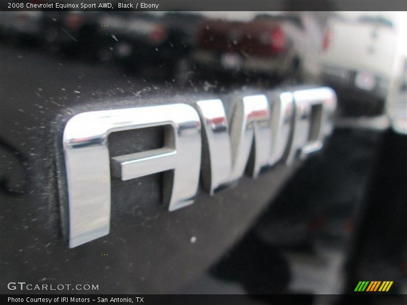 Black / Ebony 2008 Chevrolet Equinox Sport AWD