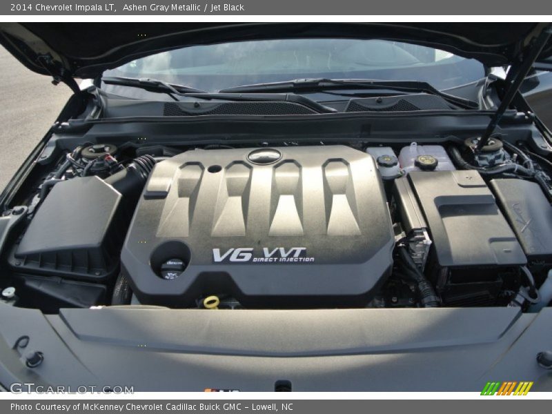 Ashen Gray Metallic / Jet Black 2014 Chevrolet Impala LT